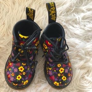 Dr. Marten’s toddler flower boots